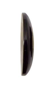 Artistic Jasper Inlayed in Black Coin Cabochon 38mm