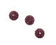 Violet Pave Round 10mm