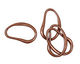 Antique Copper (plated) Organic Ring 40x24mm