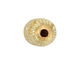 Hamilton Gold Finish Tube w/ Crescent Moon 28x10mm