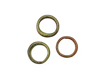 C-Koop Enameled Metal Olive Large Ring 16-17mm