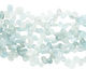 Aquamarine Tumbled Nugget Drop 7-10x8-15mm