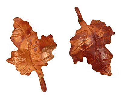 Patricia Healey Copper Small Maple Leaf Charm 17x25mm