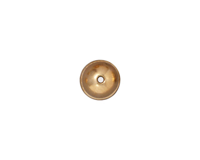 TierraCast Gold (plated) Classic Dome Bead Cap 6x9mm
