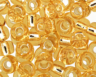 TOHO Light Topaz (with Silver Lining) Round 6/0 Seed Bead