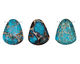 Midnight Blue Impression Jasper Ladder Cabochon 36x46mm