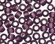 TOHO Amethyst (with Frosted Silver Lining) Round 8/0 Seed Bead