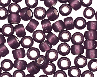 TOHO Amethyst (with Frosted Silver Lining) Round 8/0 Seed Bead