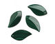 Malachite Faceted Leaf 15x30mm