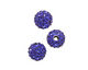 Cobalt Pave Round 8mm (1.5mm hole)