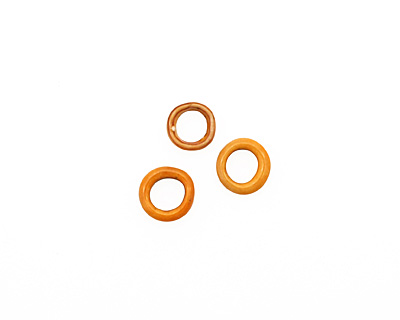 C-Koop Enameled Metal Mandarin on White Ring 10-11mm