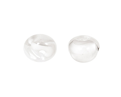 Unicorne Beads Coconut White Teardrop 7x9mm