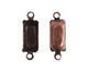 Nunn Design Antique Copper (plated) Rectangle Prong Setting 16x6mm
