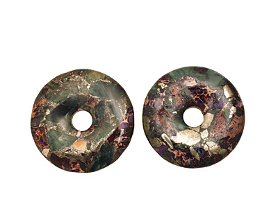 Pyrite & Impression Jasper Composite Donut 49mm