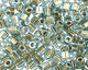 TOHO Aqua (with Gold Lining) Hex 11/0 Seed Bead