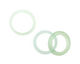 Trinket Foundry Seafoam Found Glass Bottle Ring 27-29x5-7mm