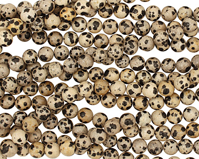Dalmatian Jasper Round 8mm