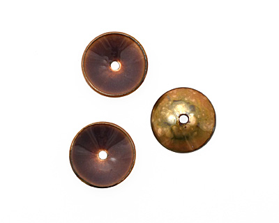 C-Koop Enameled Metal Wisteria Purple Disc 3-4x18-20mm