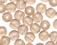 Czech Glass Luster Iris Smoky Topaz Round 4mm