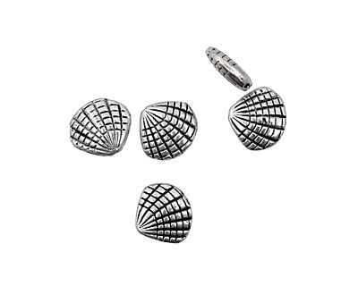 Pewter Clamshell 12x14mm
