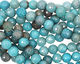 Blue Haze Fire Agate Faceted Round 16mm