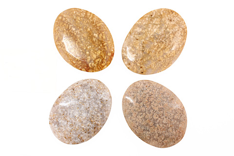Oregon Snakeskin Freeform Oval Pendant 60-62x45-50mm