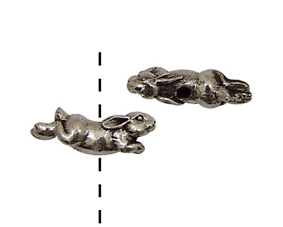 Green Girl Pewter Jumping Bunny 8x32mm