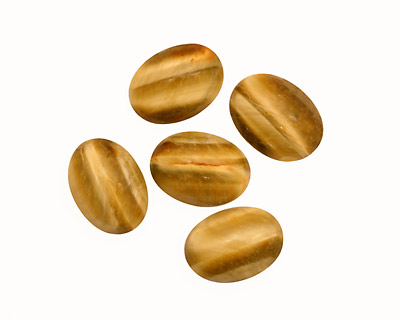 Honey Tiger Eye Oval Cabochon 18x25mm