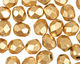 Czech Fire Polished Glass Matte Metallic Flax Round 3mm