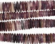 Rainbow Fluorite Disk Graduated 4x8-20mm