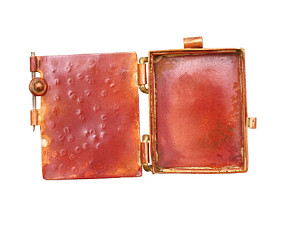 Patricia Healey Copper Frog Locket 39x44mm