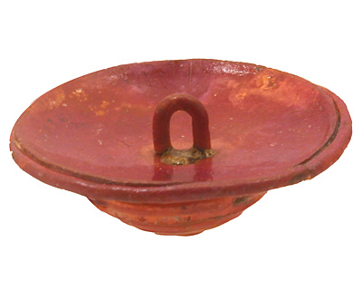 Patricia Healey Copper Spiral Button 25mm