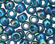 TOHO Transparent Rainbow Teal Round 6/0 Seed Bead