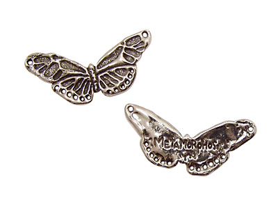 Green Girl Pewter Butterfly Centerpiece 38x20mm