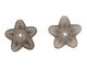 Lucite Smoke 5 Petal Small Bellflower 12x18mm