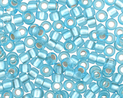 TOHO Frosted Aquamarine (with Silver Lining) Round 11/0 Seed Bead
