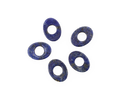 Lapis Drilled Donut 15-16x12mm