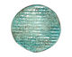 Humble Beads Polymer Clay Teal Robin Pendant 34mm