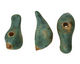 Kylie Parry Ceramic Copper Patina Bird 10-11x25mm