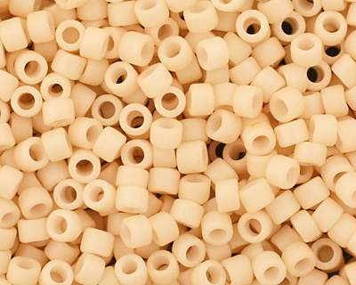 TOHO Opaque Pastel Frosted Apricot Treasure #1 Seed Bead