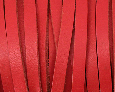 Red Leather Belting Lace 5mm