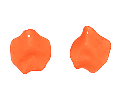 Lucite Emberglow Petal 25x27mm
