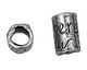 Rustic Charms Sterling Silver Small "Be Here Now" 10x6mm
