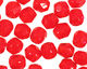 Czech Fire Polished Glass Siam Ruby Round 3mm