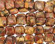 Red Creek Jasper w/ Pyrite Puff Square 25mm