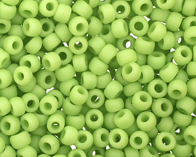 TOHO Opaque Frosted Sour Apple Round 11/0 Seed Bead