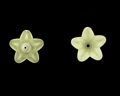 Lucite Margarita 5 Petal Small Bellflower 12x18mm