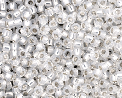 TOHO Milky White (with Silver Lining) Round 15/0 Seed Bead