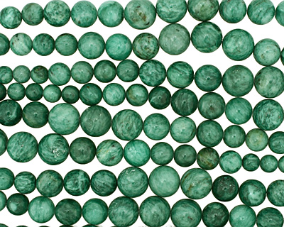 Brazil Rainforest Jasper Round Graduated 4-14mm