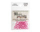 Hot Pink Enameled Copper Round Jump Ring 6.5mm, 18 gauge